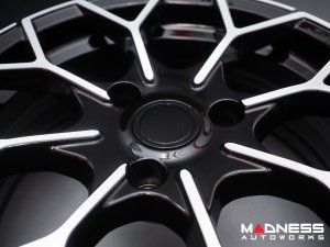 smart fortwo Custom Wheels - 451 Model - KUHLFX - Estremo Nero Machined - Single Wheel - 16"x6"
